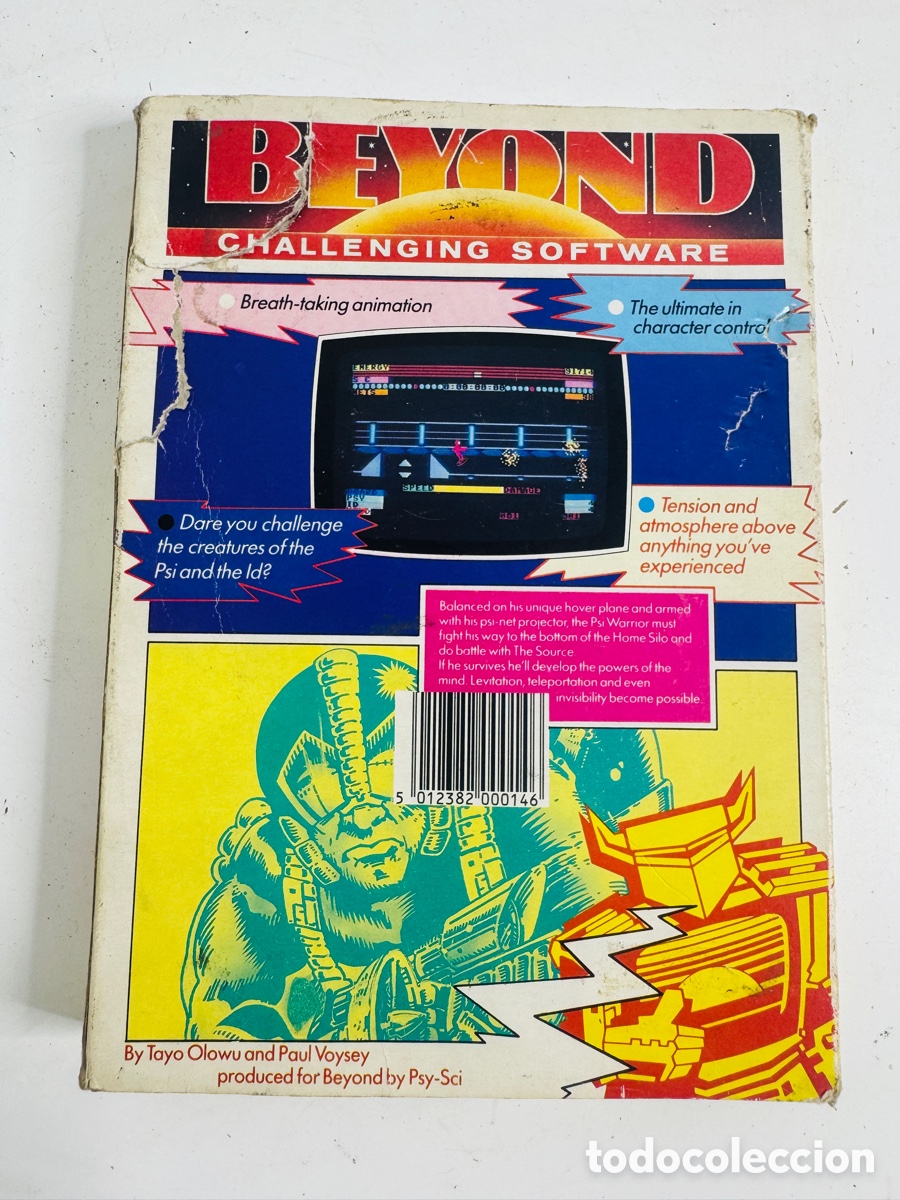 Videojuegos y consolas: PSI WARRIOR - BEYOND - COMMODORE 64 - Foto 3