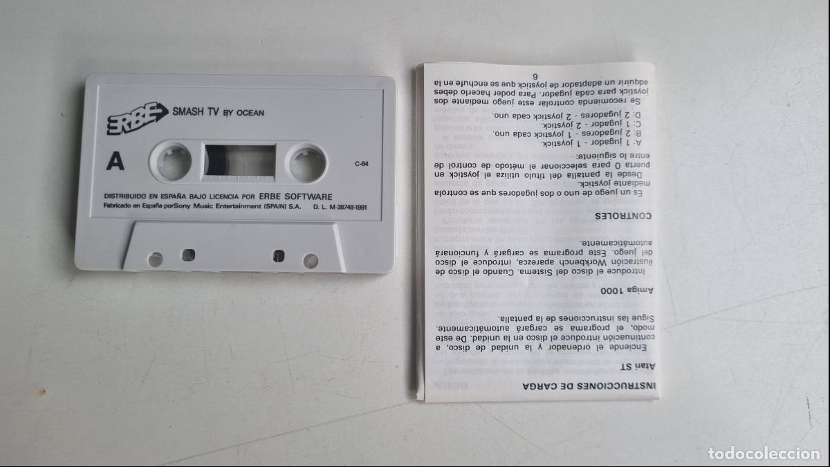 Videojuegos y consolas: SMASH T.V - Commodore 64, Ocean, ERBE, 1991 (Completo) - Foto 3