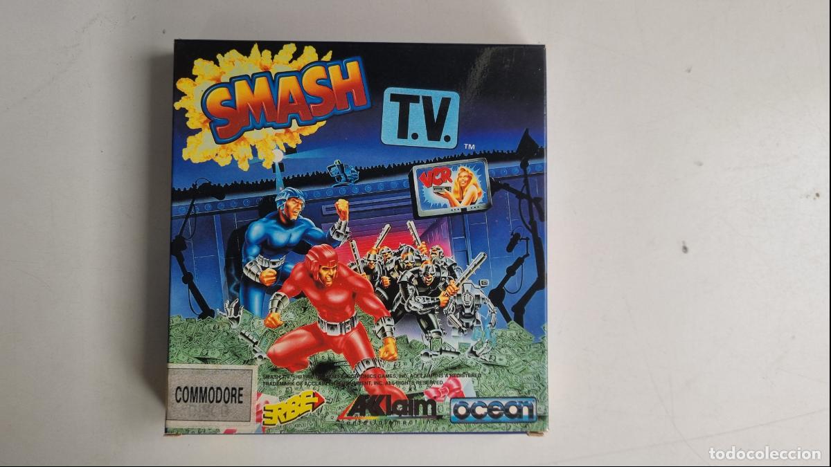 Videojuegos y consolas: SMASH T.V - Commodore 64, Ocean, ERBE, 1991 (Completo) - Foto 1
