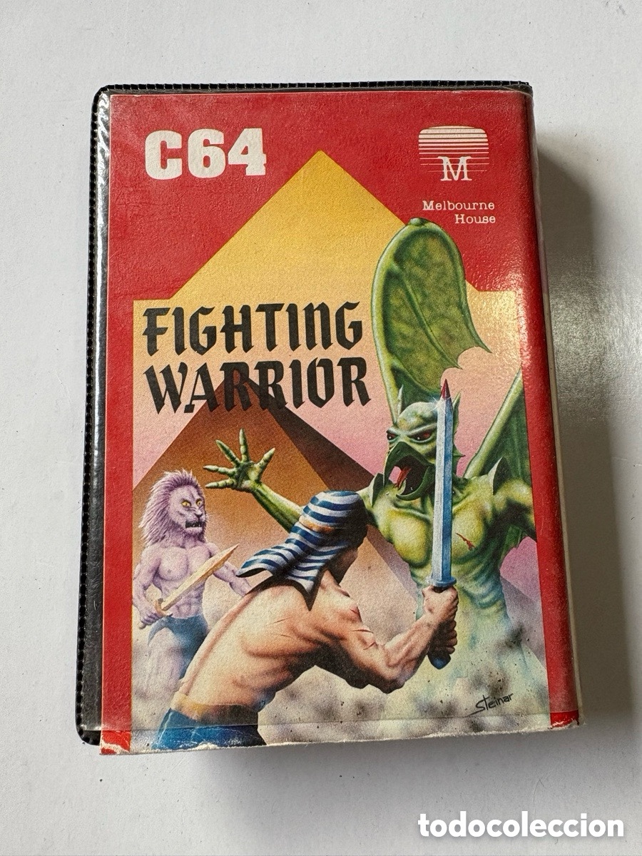 Videojuegos y consolas: Juego Commodore Fighting Warrior (A4) - Foto 2