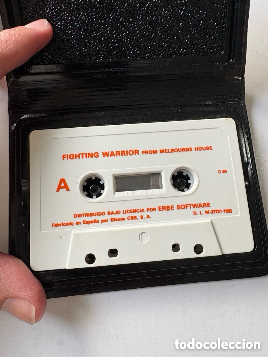 Videojuegos y consolas: Juego Commodore Fighting Warrior (A4) - Foto 3