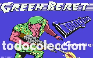 Videojuegos y consolas: Green Beret [Imagine Software] 1986 - Konami / Erbe Software [Commodore 64 C64] Galway Wakelin - Foto 6