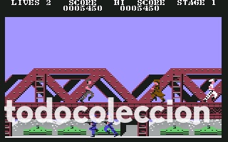 Videojuegos y consolas: Green Beret [Imagine Software] 1986 - Konami / Erbe Software [Commodore 64 C64] Galway Wakelin - Foto 9