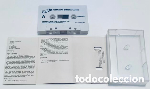 Videojuegos y consolas: Australian Games (Aussie Games) [US Gold] 1990 Beam Software - Erbe Software [COMMODORE 64 C64] - Foto 5