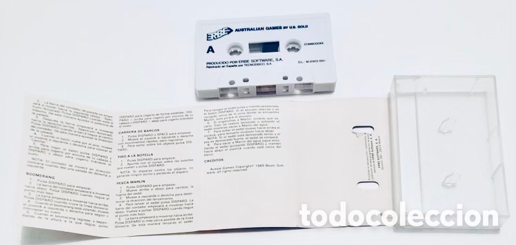 Videojuegos y consolas: Australian Games (Aussie Games) [US Gold] 1990 Beam Software - Erbe Software [COMMODORE 64 C64] - Foto 6