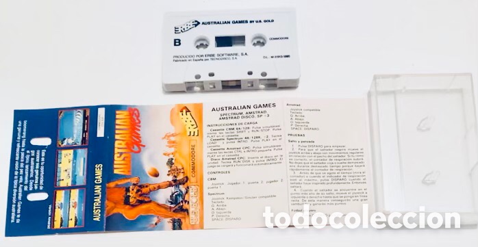 Videojuegos y consolas: Australian Games (Aussie Games) [US Gold] 1990 Beam Software - Erbe Software [COMMODORE 64 C64] - Foto 7