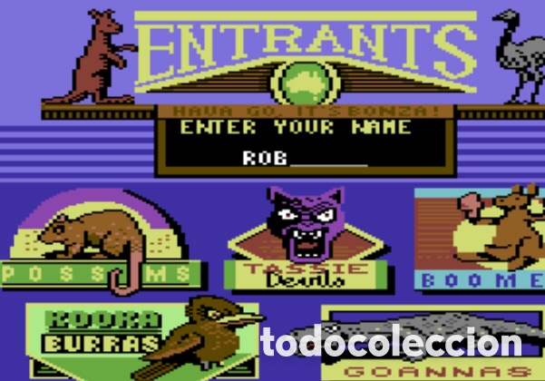 Videojuegos y consolas: Australian Games (Aussie Games) [US Gold] 1990 Beam Software - Erbe Software [COMMODORE 64 C64] - Foto 10