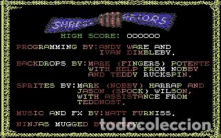 Videojuegos y consolas: Shadow Warriors [Ocean Software] 1990 Tecmo / Teque / Erbe Software [Commodore 64 C64] - Foto 6