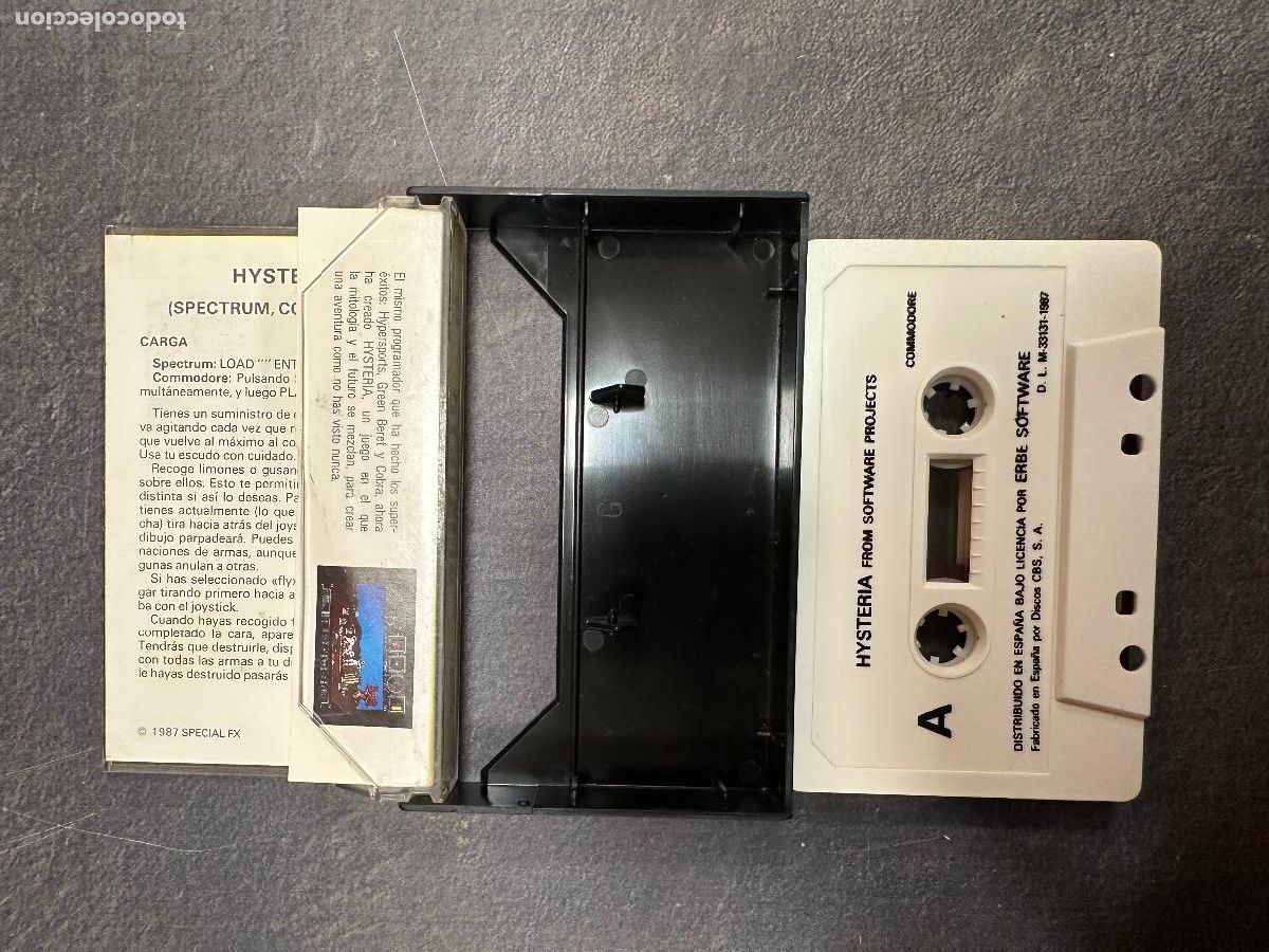 Videojuegos y consolas: Hysteria [Software Projects] 1987 Special FX / Erbe Software [Commodore 64 C64] - Foto 3