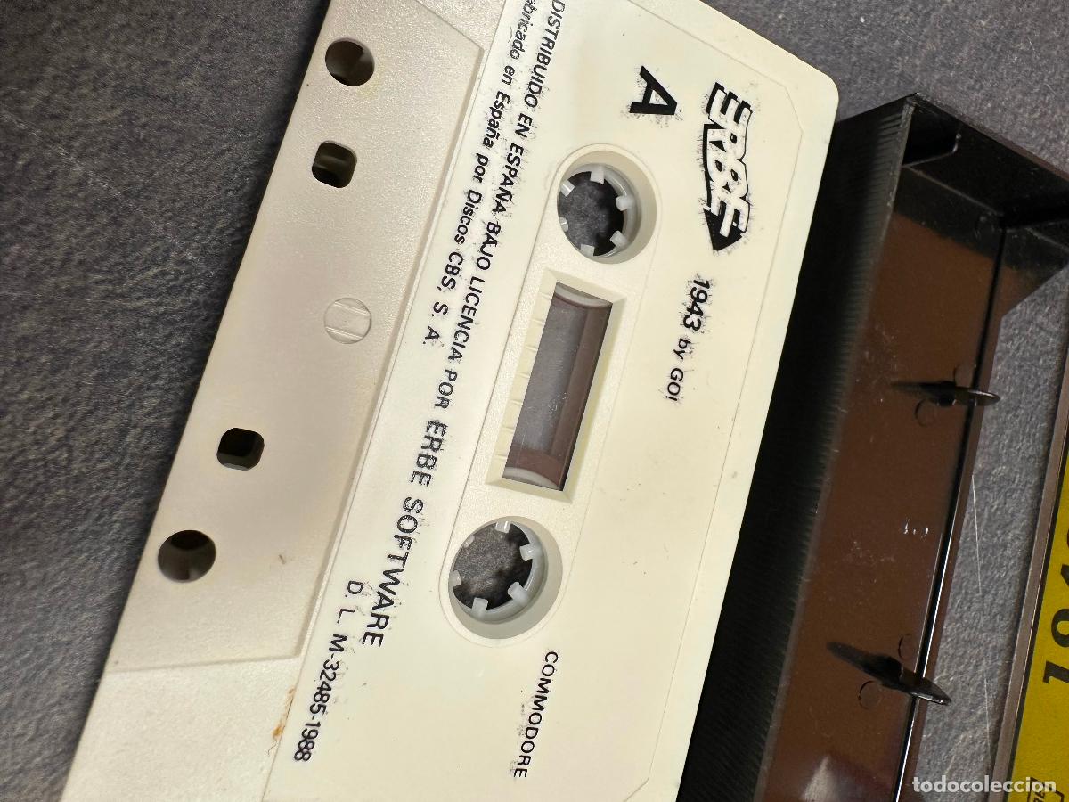 Videojuegos y consolas: JUEGO EN CASSETTE PARA COMMODORE 64 - 1943 - Foto 3