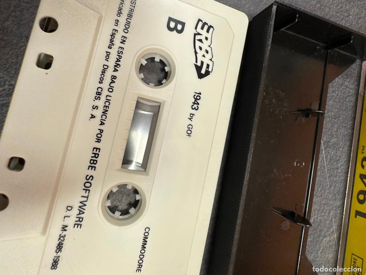 Videojuegos y consolas: JUEGO EN CASSETTE PARA COMMODORE 64 - 1943 - Foto 4
