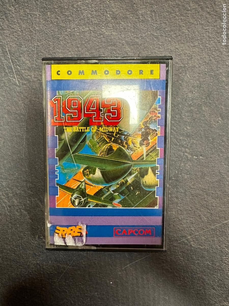 Videojuegos y consolas: JUEGO EN CASSETTE PARA COMMODORE 64 - 1943 - Foto 1