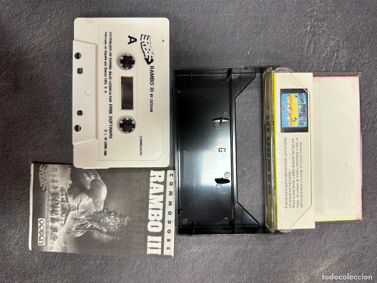 Videojuegos y consolas: Juego para Commodore - Rambo. First Blood Part II - Ocean / Erbe - Foto 3