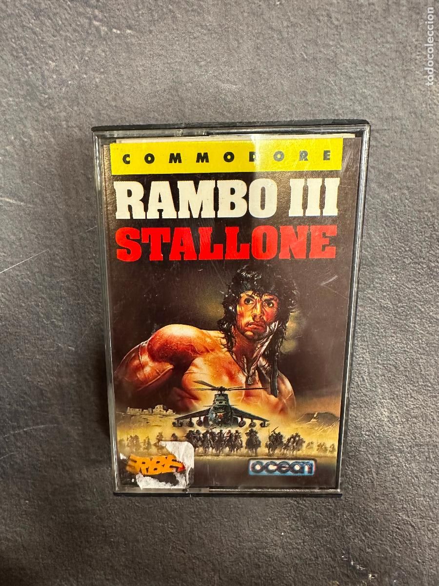 Videojuegos y consolas: Juego para Commodore - Rambo. First Blood Part II - Ocean / Erbe - Foto 1