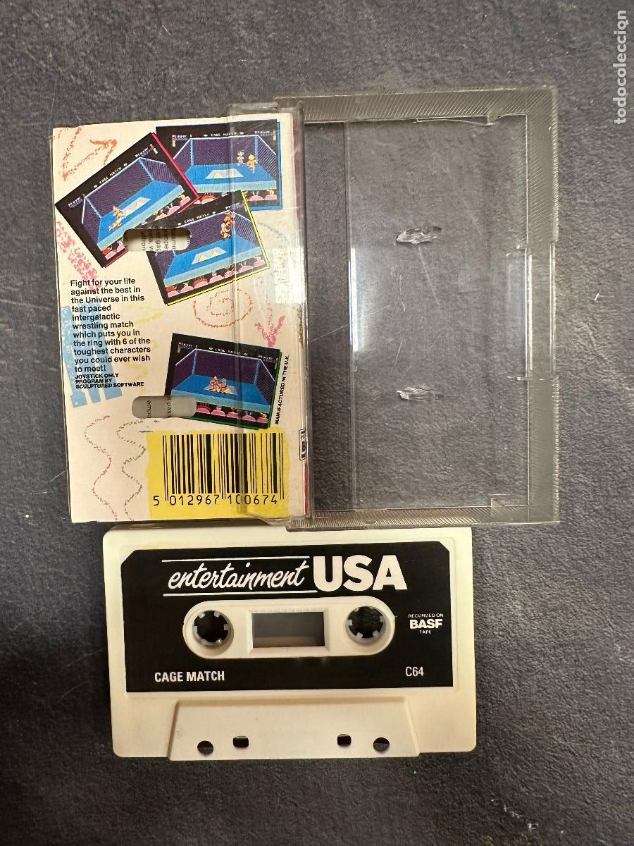 Videojuegos y consolas: Cage match - COMMODORE 64. C64 - Foto 2