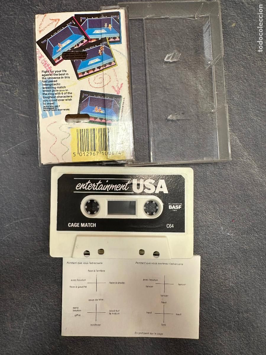 Videojuegos y consolas: Cage match - COMMODORE 64. C64 - Foto 3
