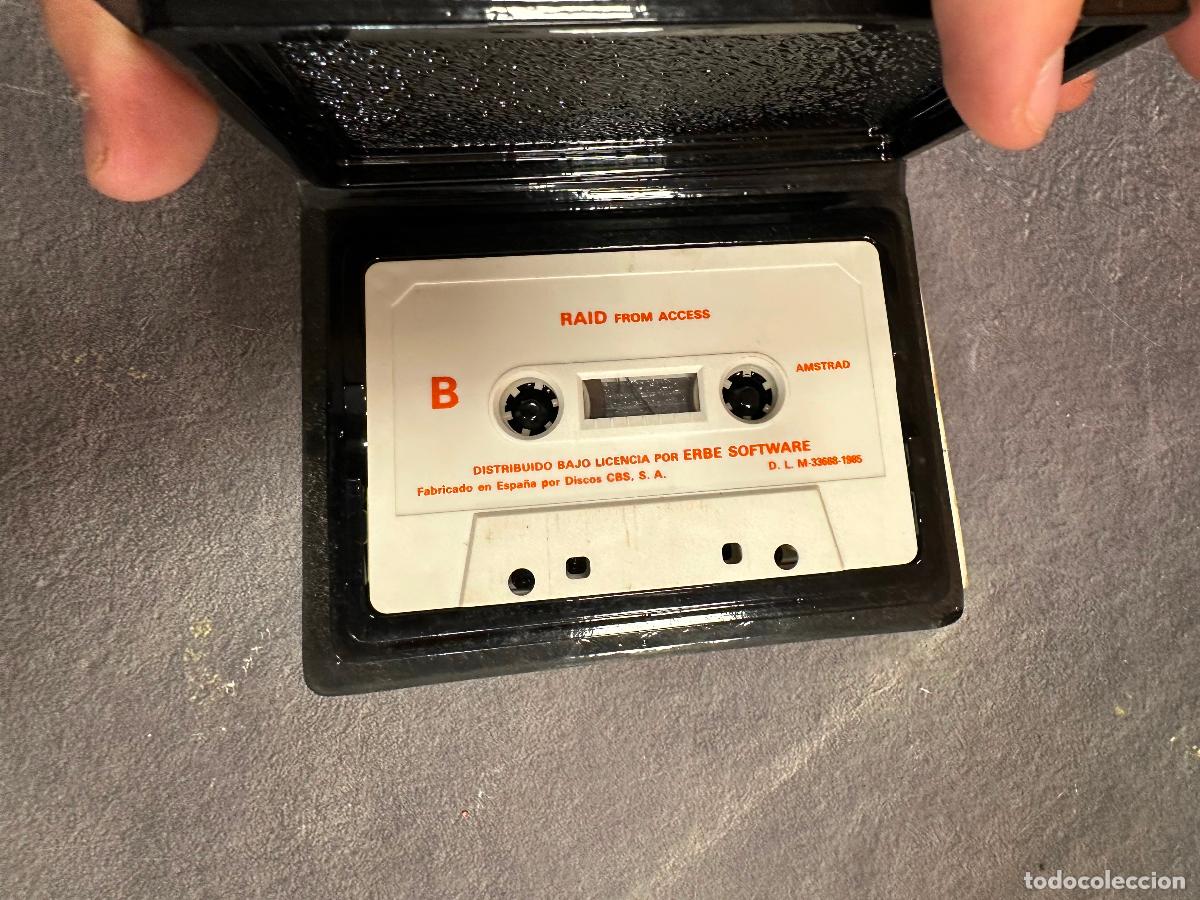 Videojuegos y consolas: Raid!!! COMMODORE 64 128 C64 CASSETTE - Foto 2