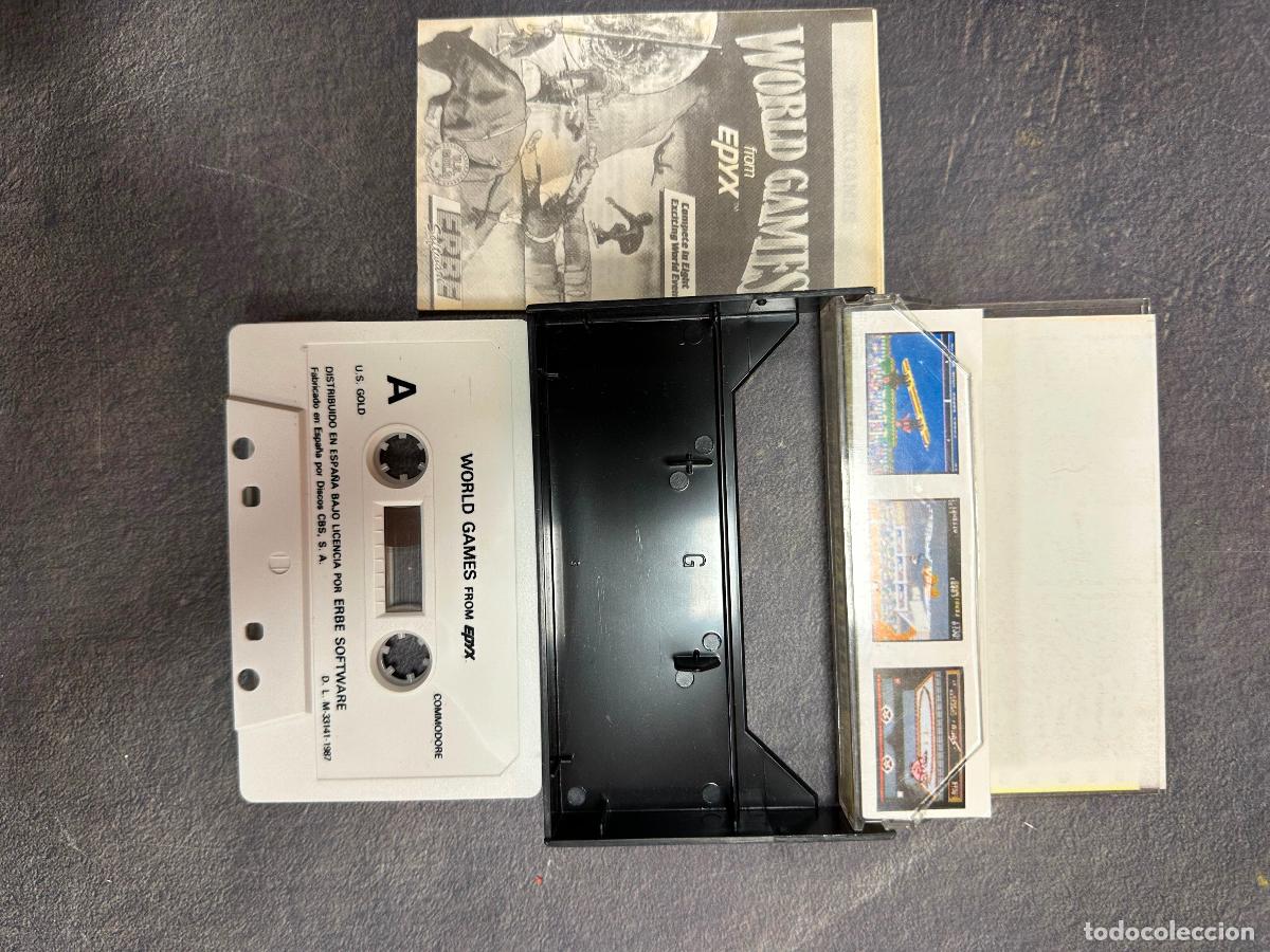 Videojuegos y consolas: Juego casete commodore world games erbe epix - Foto 2