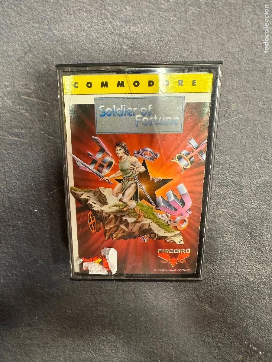 Videojuegos y consolas: Soldier of fortune - COmmodore 64 - Cassette - Foto 1