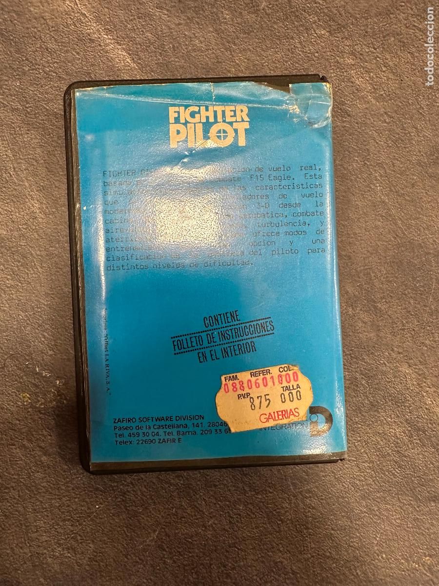 Videojuegos y consolas: fighter pilot commodore 64 - Foto 4