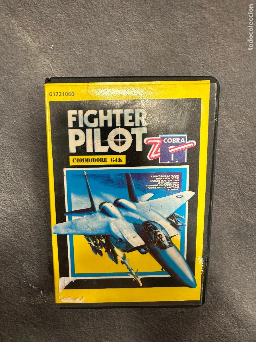 Videojuegos y consolas: fighter pilot commodore 64 - Foto 1