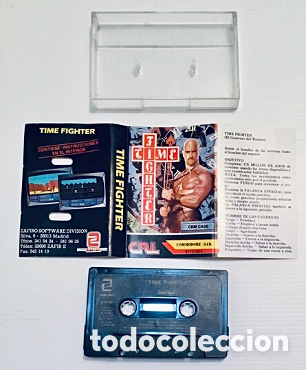 Videojuegos y consolas: Time Fighter [CRL Computer Rentals Limited] 1988 - Zafiro Software [Commodore 64 C64] - Foto 5