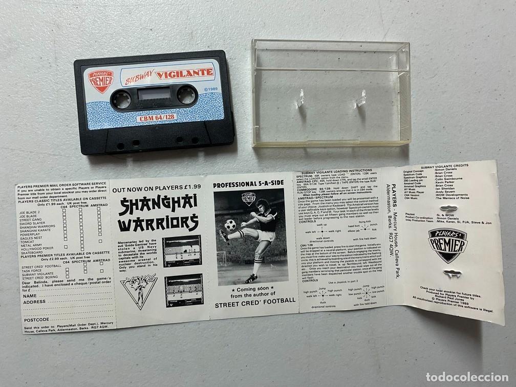 Videojuegos y consolas: SUBWAY VIGILANTE - VIDEOJUEGO COMMODORE 64 C-64 - Foto 4