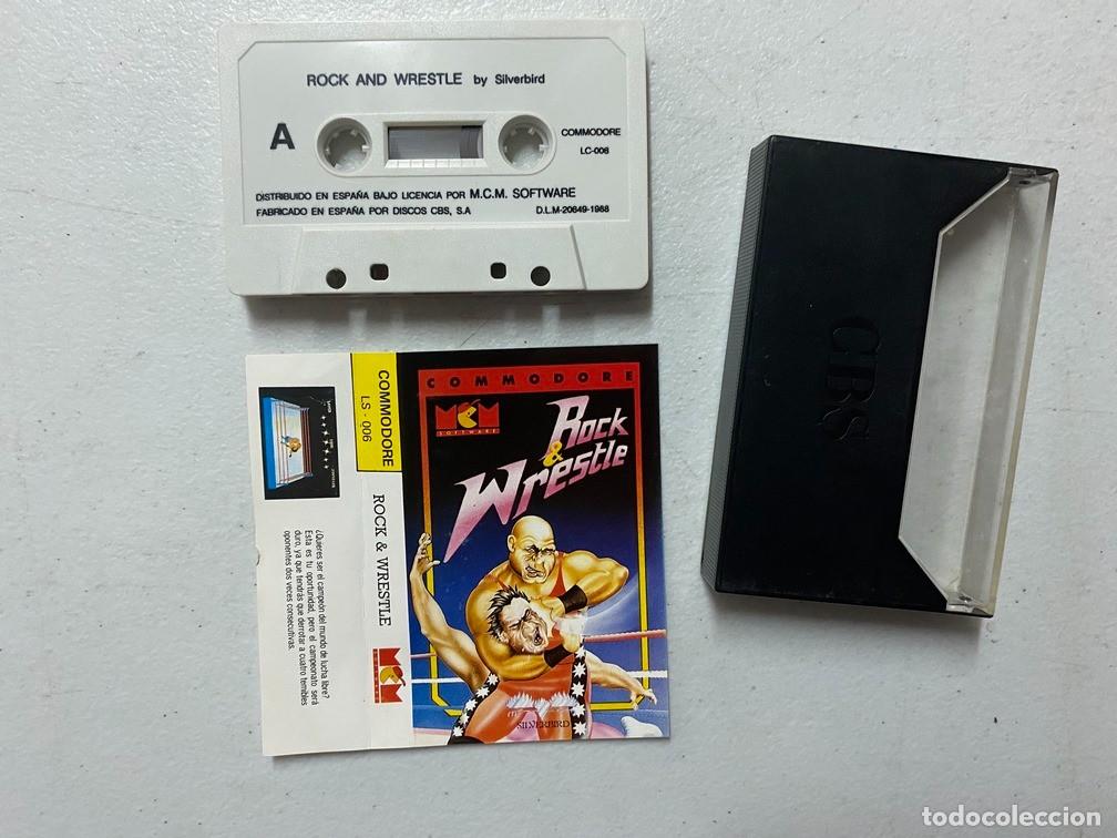 Videojuegos y consolas: ROCK & WRESTLE - VIDEOJUEGO COMMODORE 64 C-64 - Foto 2