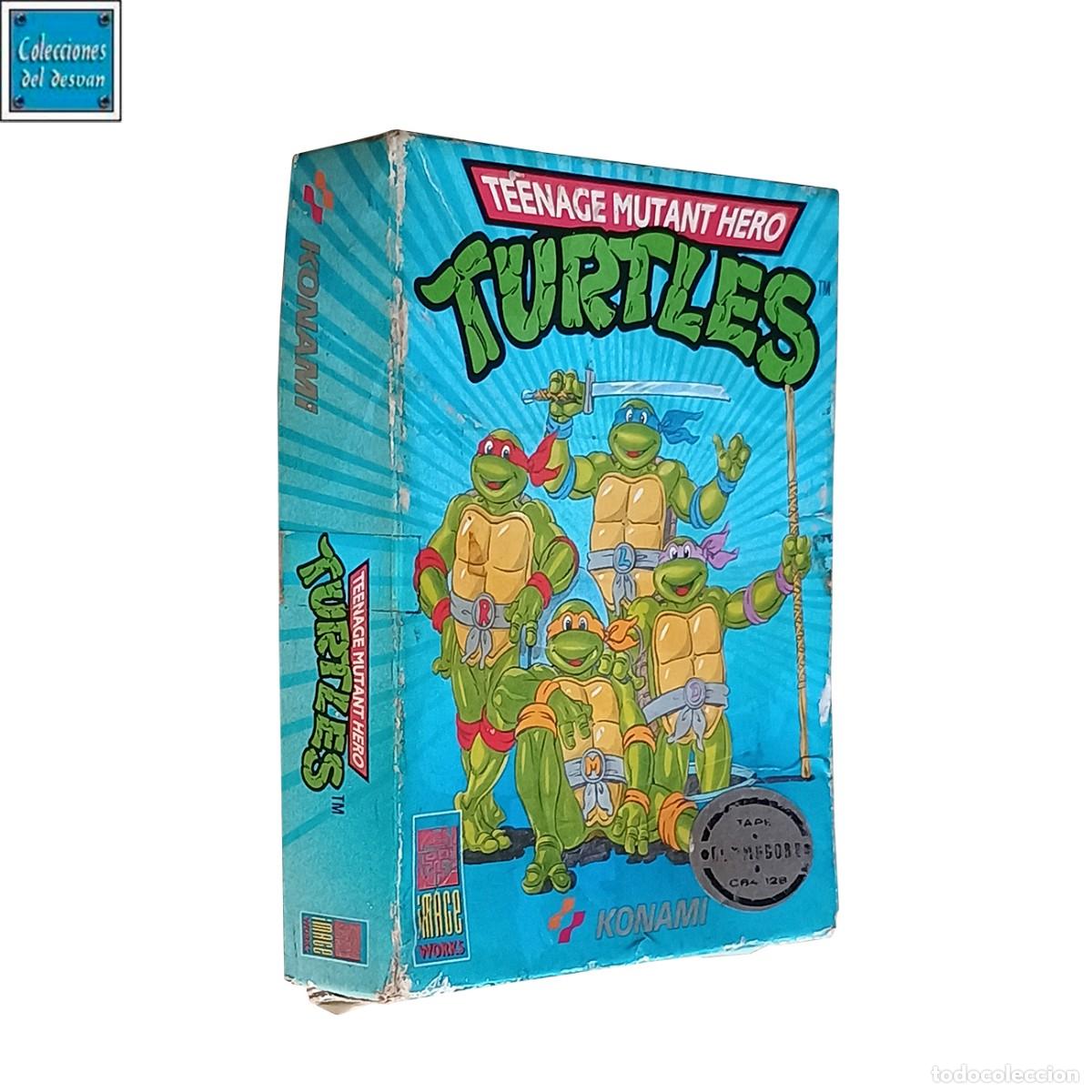 Videojuegos y consolas: Tortugas Ninja / Juego Commodore Cinta / Espa&ntilde;ol / Konami Mirrorsoft MCM 1990 - Foto 1