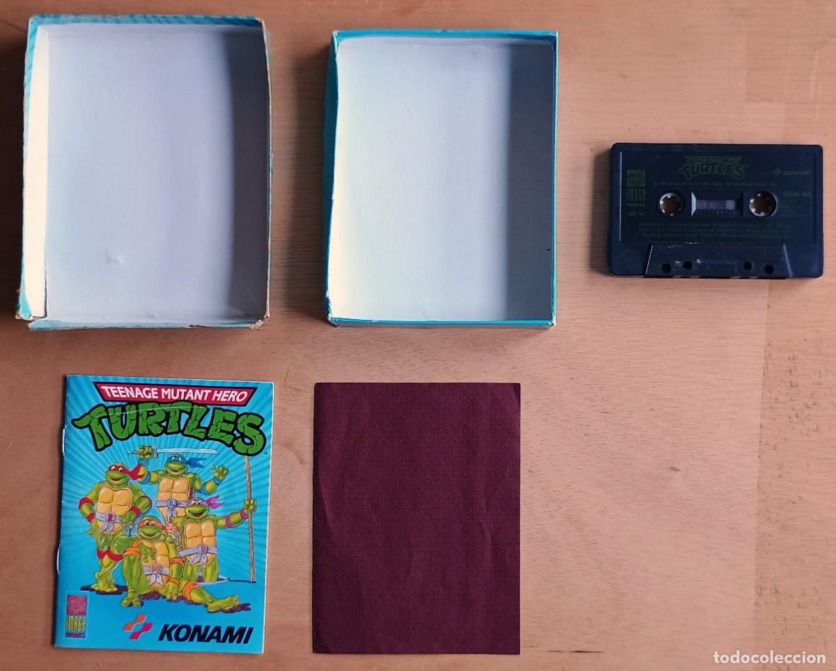 Videojuegos y consolas: Tortugas Ninja / Juego Commodore Cinta / Espa&ntilde;ol / Konami Mirrorsoft MCM 1990 - Foto 2