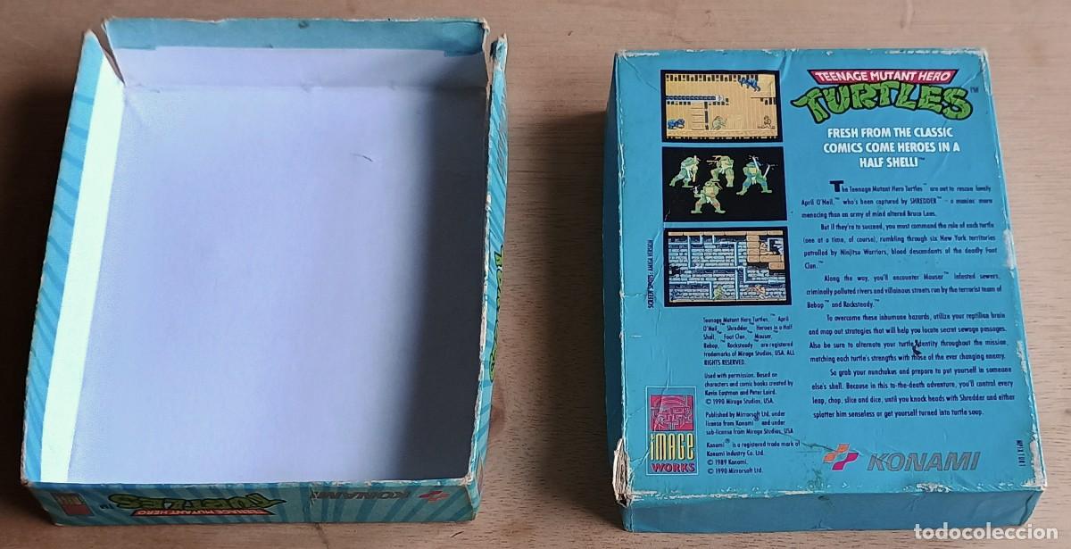 Videojuegos y consolas: Tortugas Ninja / Juego Commodore Cinta / Espa&ntilde;ol / Konami Mirrorsoft MCM 1990 - Foto 4
