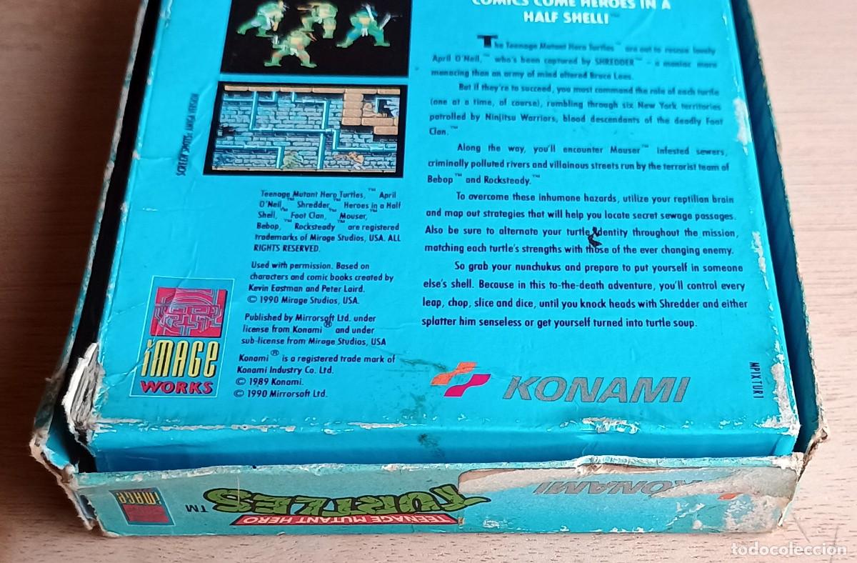 Videojuegos y consolas: Tortugas Ninja / Juego Commodore Cinta / Espa&ntilde;ol / Konami Mirrorsoft MCM 1990 - Foto 7