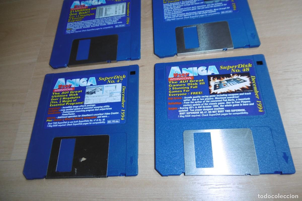 Videojuegos y consolas: LOTE DE 4 DISCOS COMMODORE AMIGA USER INTERNATIONAL - Foto 3
