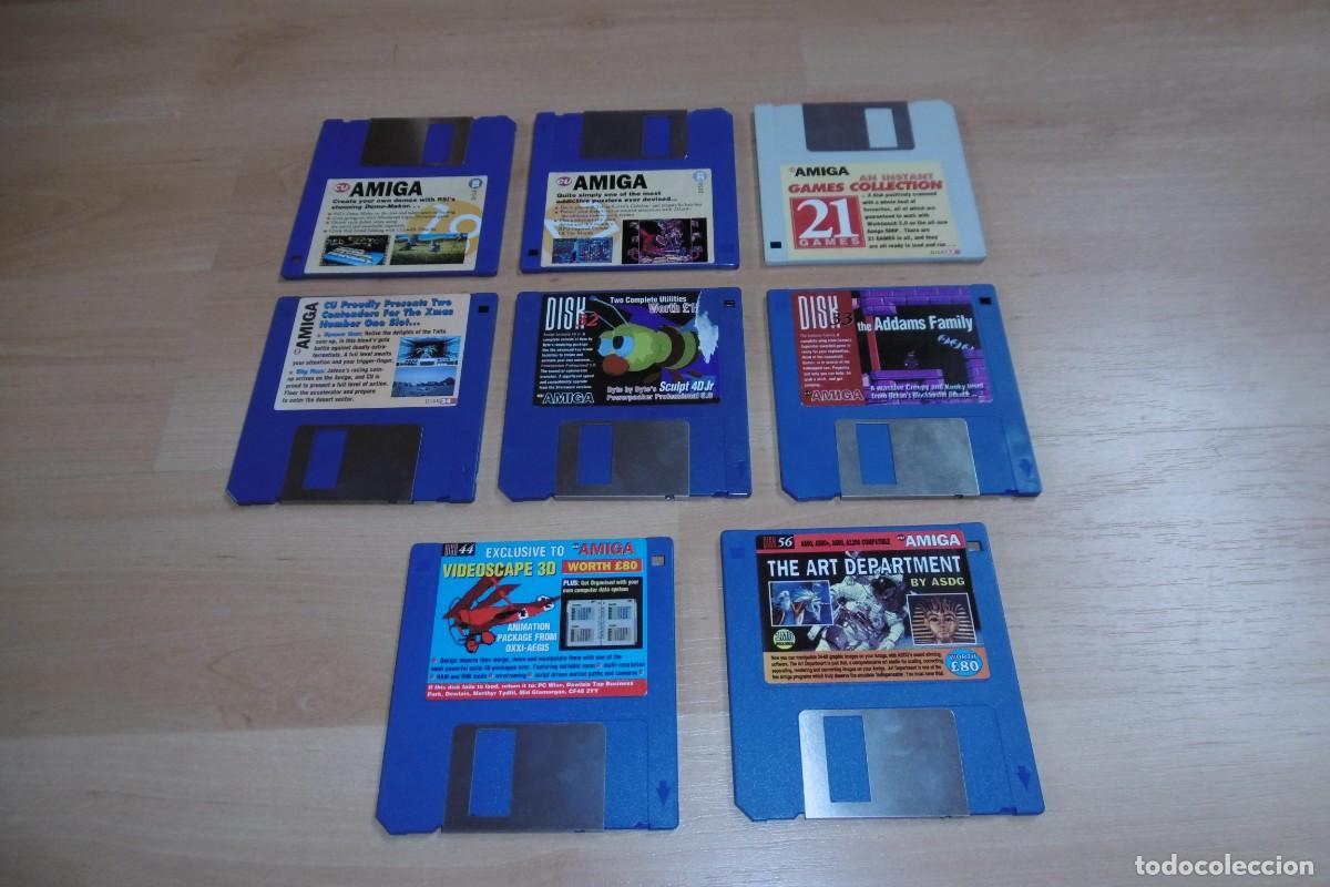 Videojuegos y consolas: LOTE DE 8 DISCOS COMMODORE CU AMIGA - Foto 1