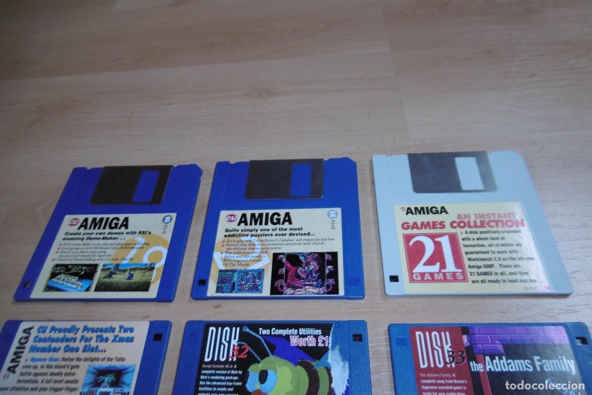 Videojuegos y consolas: LOTE DE 8 DISCOS COMMODORE CU AMIGA - Foto 2