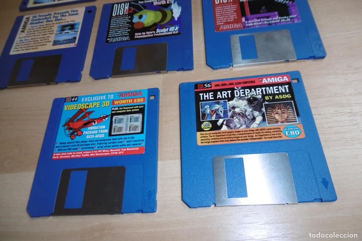 Videojuegos y consolas: LOTE DE 8 DISCOS COMMODORE CU AMIGA - Foto 4