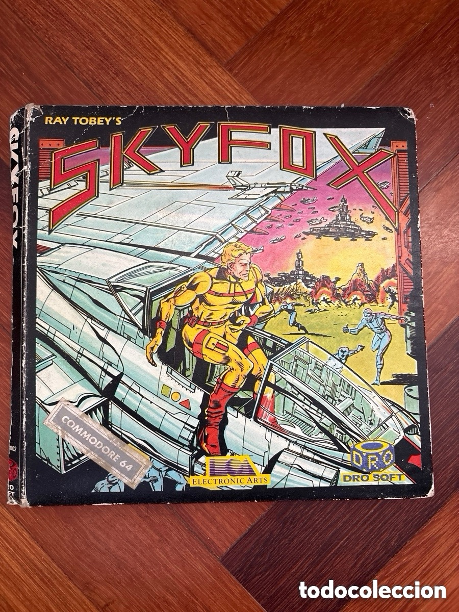 Videojuegos y consolas: Raro juego Commodore Skyfox (A5) - Foto 2