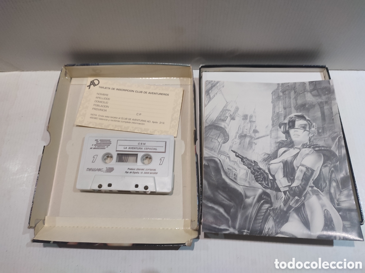 Videojuegos y consolas: La aventura espacial commodore 64 AD Dinamic - Foto 3
