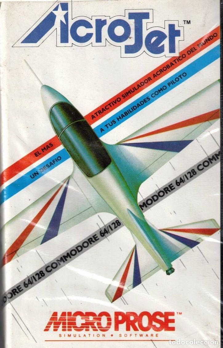 Videojuegos y consolas: ACROJET - COMMODORE 64 / 128 - SPECTRUM - AMSTRAD - MICRO PROSE - SIMULATION SOFTWARE - Foto 1