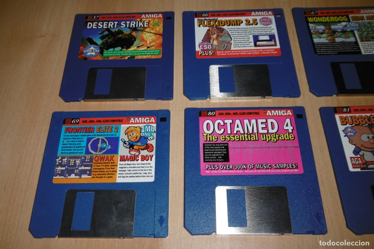 Videojuegos y consolas: COMMODORE CU AMIGA LOTE DE 8 DISCOS - Foto 2