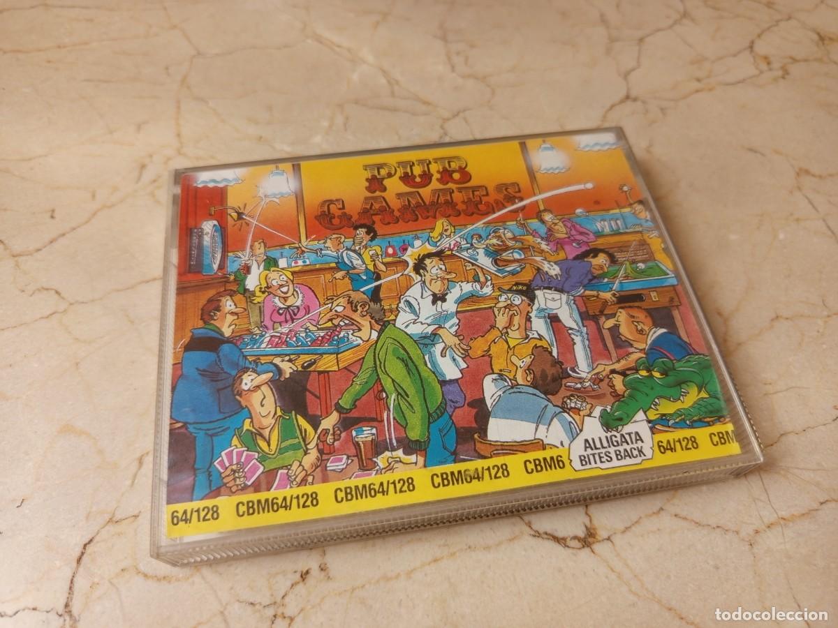 Videojuegos y consolas: Antiguo juego Commodore Pub Games. Completo, en su caja e instrucciones - Foto 1