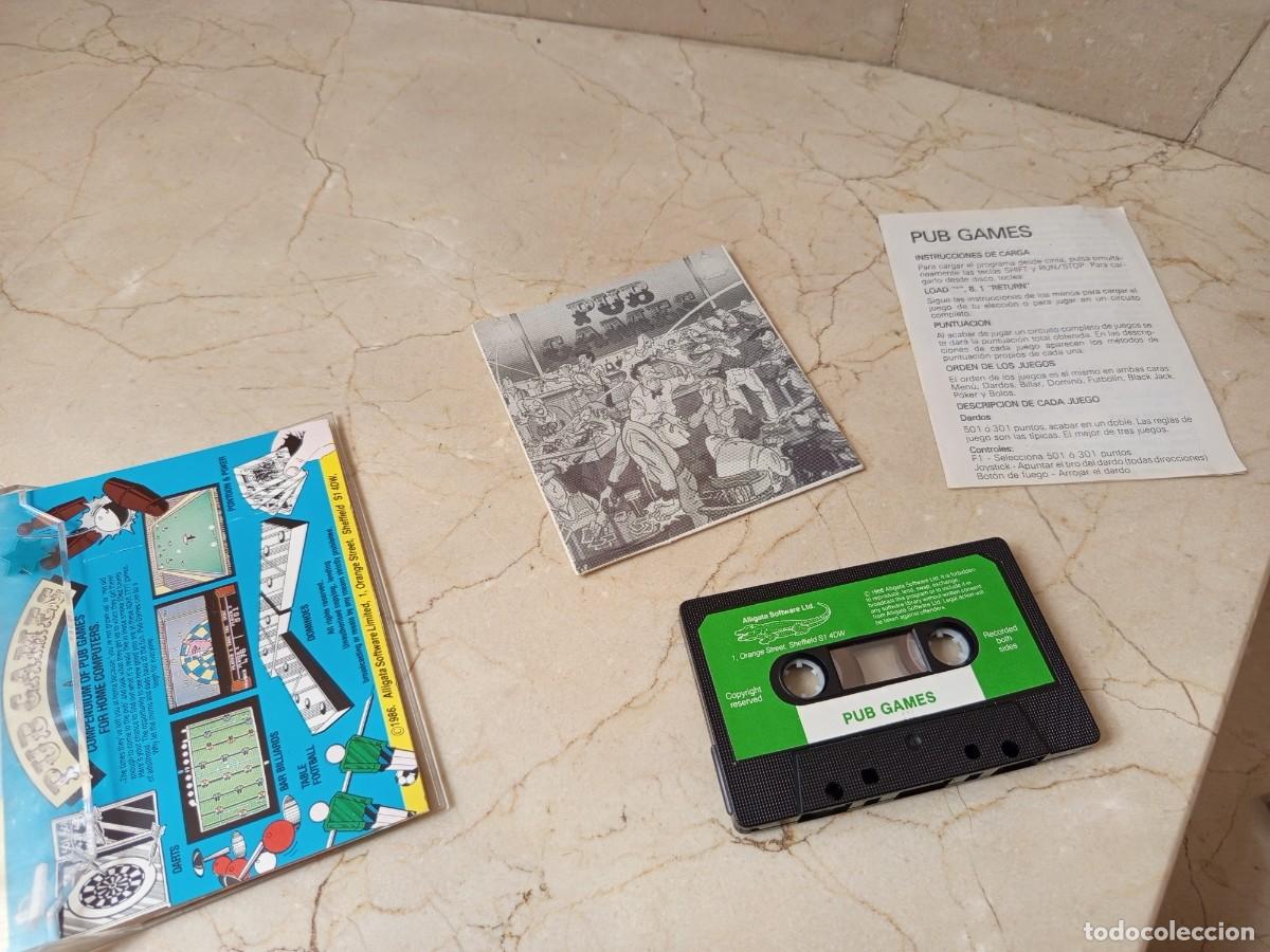 Videojuegos y consolas: Antiguo juego Commodore Pub Games. Completo, en su caja e instrucciones - Foto 3