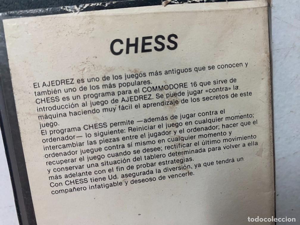 Videojuegos y consolas: CHESS - VIDEOJUEGO COMMODORE 64 C-64 - Foto 3