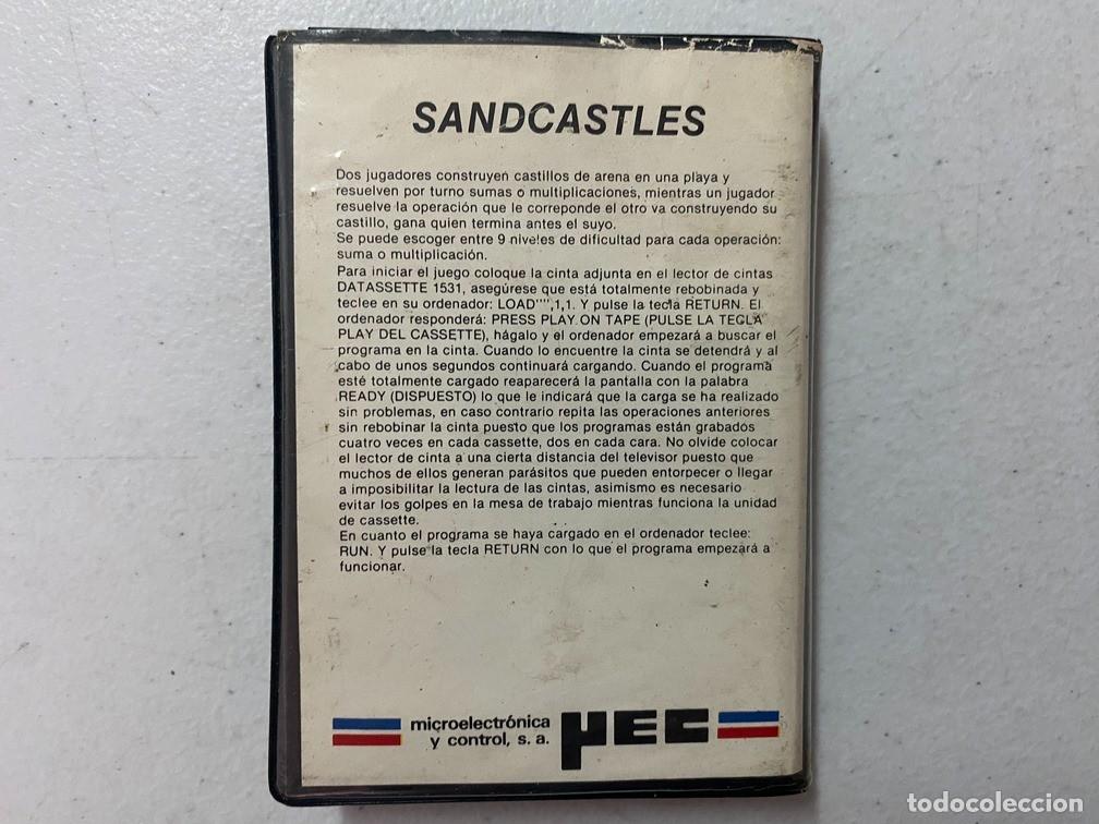 Videojuegos y consolas: SAND CASTLES - VIDEOJUEGO COMMODORE 64 C-64 - Foto 2