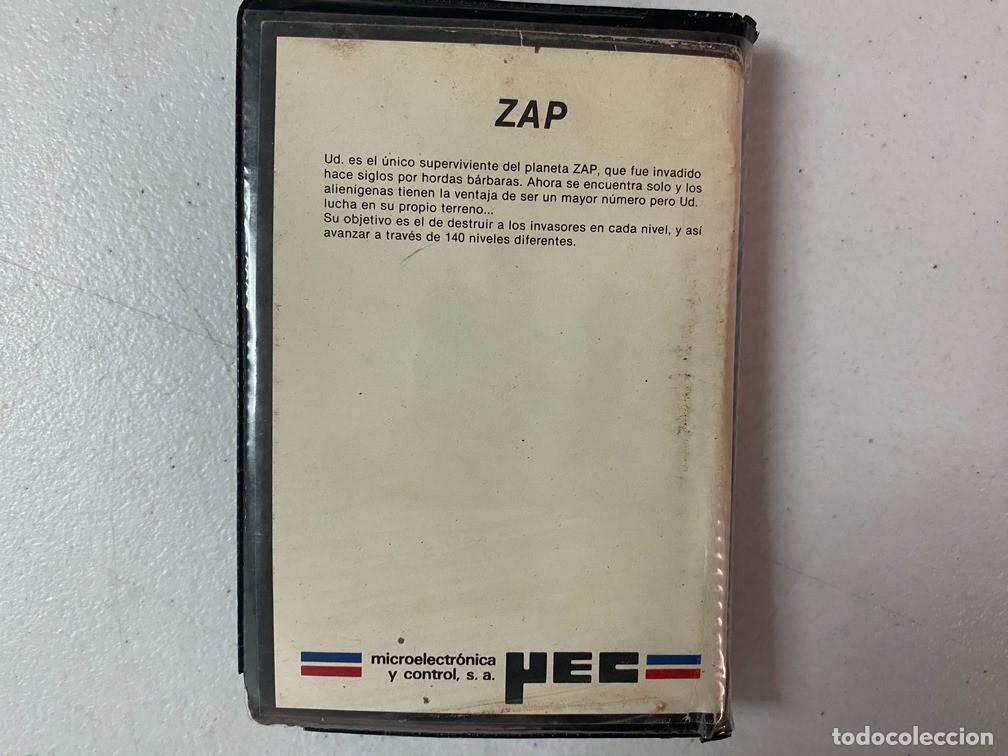 Videojuegos y consolas: ZAP - VIDEOJUEGO COMMODORE 64 C-64 - Foto 2