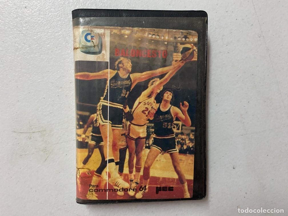 Videojuegos y consolas: BALONCESTO - VIDEOJUEGO COMMODORE 64 C-64 - Foto 1