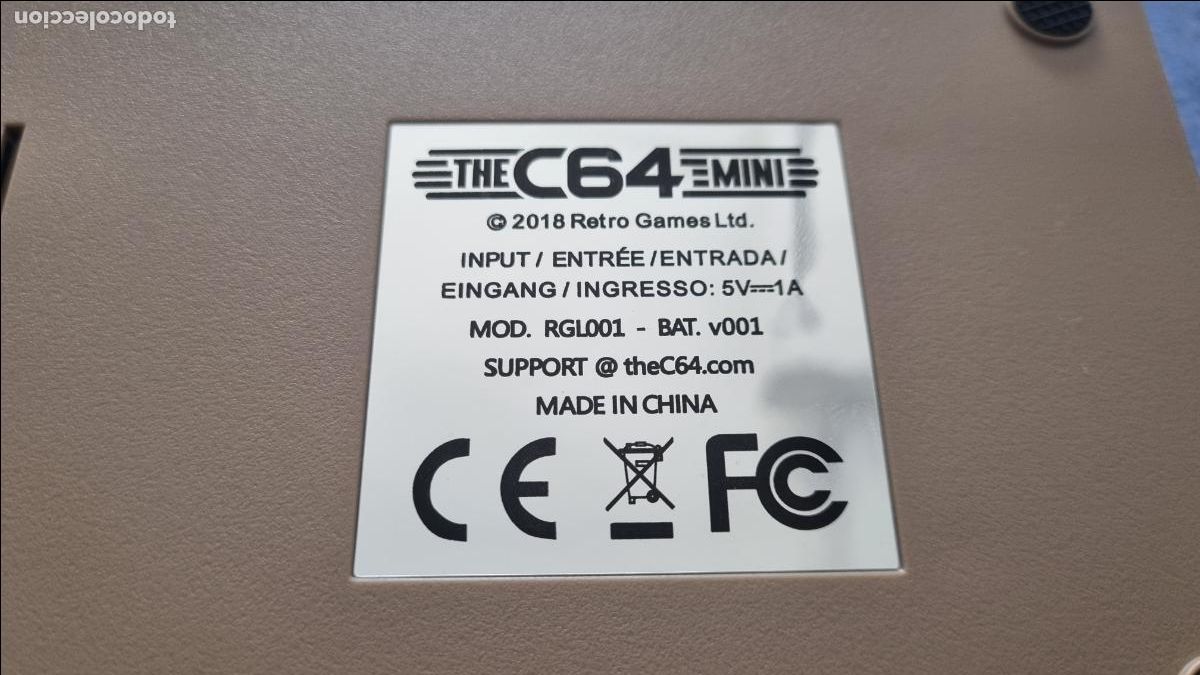 Videojuegos y consolas: THEC64 Mini Commodore 64 completo - Caja, joystick y cables - Firmware 1.6.1 - Foto 7