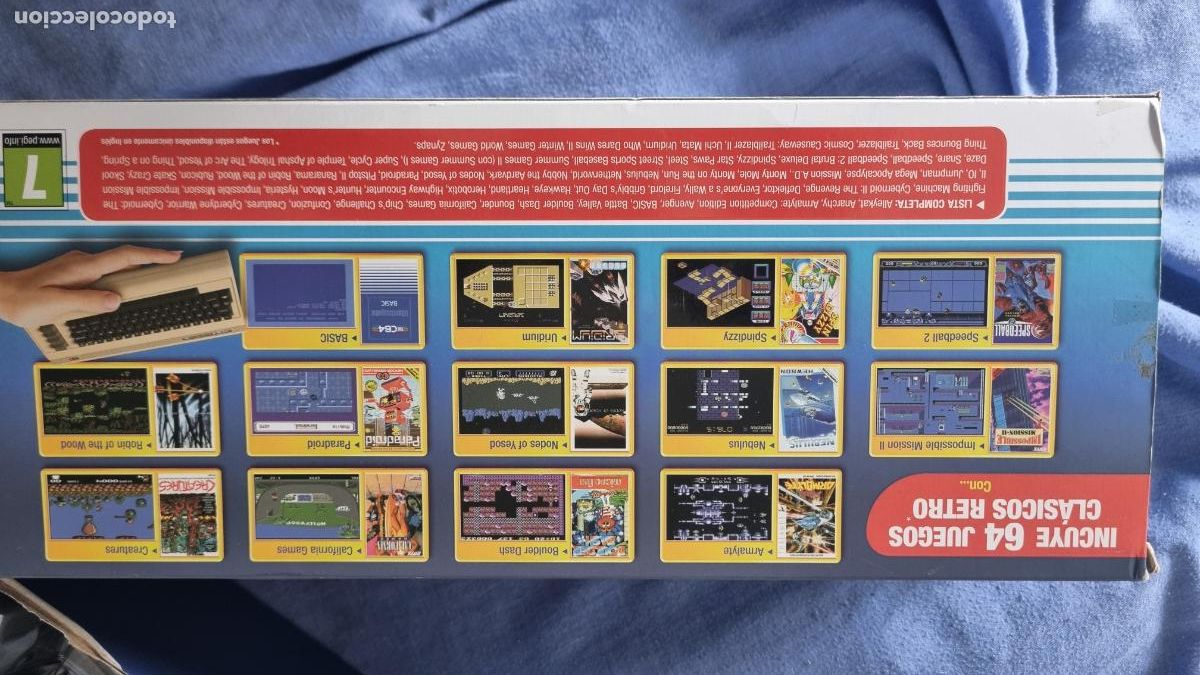Videojuegos y consolas: THEC64 Mini Commodore 64 completo - Caja, joystick y cables - Firmware 1.6.1 - Foto 2