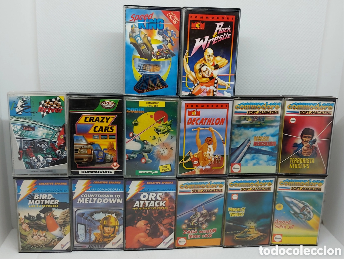 Videojuegos y consolas: LOTE JUEGOS COMMODORE + REGALO LOTE 2 - Foto 1