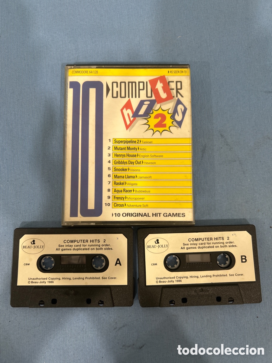 Videojuegos y consolas: JUEGO COMMODORE 64/COMPUTER HITS 2 *VER FOTOS* - Foto 1